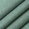 Aqua Performance Pet Friendly Herringbone Woven Pattern Upholstery Fabric by The Yard - SKU: Ellen Seafoam